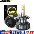 Auxito H7 Led Headlight Bulbs Kit High Beam 6500K Super White Bright Lamp New. Price: $371.92.