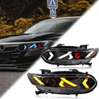 Pair For 2018-2022 Honda Accord Led Headlights Assembly Demon Headlamp Animation New. Price: $558.00.