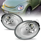 Fits For 2006-2010 Volkswagen Vw Beetle Halogen Projector Models Headlights Pair New. Price: $162.99.