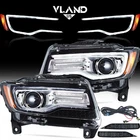 Fits 2011-2013 Jeep Grand Cherokee WK2 Led Headlights Chrome W/startup Animation New. Price: $310.49.