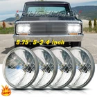 4PCS 5.75" 5-3/4" Round Headlights For Gmc C15/C1500 1961-1972 Pickup C2500 New. Price: $149.99.