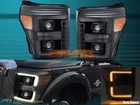 2011-2016 Ford Superduty F250 F350 F450 Luxx Led Projector Headlights Jet Black New. Price: $657.99.