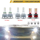 White Led Headlight + Fog Bulbs For Chevy Silverado 1500 2500 3500 2003-06 New. Price: $45.99.