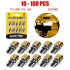 10-100X Auxito Yellow Led Light Bulb T10 194 2835 Side Marker Turn Signal New. Price: $39.30.