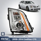 Hid/xenon Headlight For 2008-2014 Cadillac Cts W/afs W/o Bulb Chrome Right Side New. Price: $299.99.