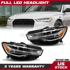 Left+right W/led Drl Full W/matrix Headlight Fits For Audi A6 S6 2016-2018 New. Price: $594.16.