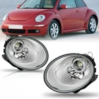 For 2006-2010 Volkswagen Beetle Projector Chrome Headlights Headlamps Left+right New. Price: $152.99.