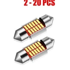2-20X 31MM Festoon Auxito 3175 C5W Led Light Fit Trunk 6000K Map Plug&play White New. Price: $8.54.