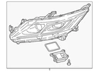 Genuine Mitsubishi Composite Assembly 26060W460P New. Price: $2194.30.