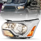 Sockir Chrome Housing Headlight Assembly Fit 2015-2023 Ford Transit Van New. Price: $194.00.