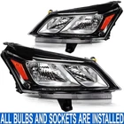 Pair/set Headlights Assembly W/ Bulbs For Chevrolet Traverse Premier 3.6L 2017 New. Price: $220.99.