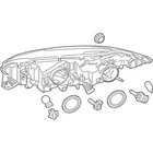 Genuine Ford Headlight Assembly KT1Z-13008-B New. Price: $527.09.