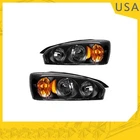 Left Headlight Assembly Halogen For 2008 Chevrolet Malibu L4 2.2L Black Housing New. Price: $81.49.