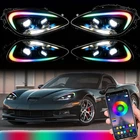 Rgb Projector Headlights For Chevy Corvette C6 2005-2013 Front Lamps Assembly 2X New. Price: $699.00.