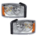 For Dodge Dakota 05 Driver & Passenger Side Replacement Headlight Set Value Line New. Price: $229.56.