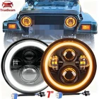Pair Dot 7" Inch Led Round Headlights Drl Hi/lo Beam For Suzuki Samurai SJ410 New. Price: $39.98.