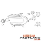2016-2020 Dodge Durango Headlamp New Oem 68299132AH. Price: $425.00.