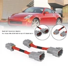 Headlight Conversion Adapters For Nissan 350Z 03-05 Hid Wiring 8 To 6 New. Price: $20.71.
