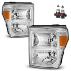 2011-2016 Ford F250 F350 F450 F550 Super Duty Chrome Headlights W/bulbs L+r New. Price: $122.98.