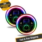 Oracle Lighting 5769-334 Set Of 2 Black Bezel 7" High Powered Led Headlights New. Price: $456.99.