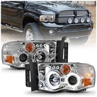 Anzo 111491 Headlight For Dodge Ram 1500 2002-2005 Left & Right Chrome Housing New. Price: $242.10.