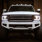 Alpharex Black Luxx Led Projector Headlights 92-96 Ford F-150/250/350 Bronco New. Price: $595.00.