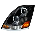 United Pacific 35751 Headlight, Lh, Black, 10 Led, For 2003-2017 Volvo / Vnl New. Price: $332.27.